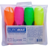 Набор маркеров Buromax highlighter pen, NEON, chisel tip, SET 4 colors (BM.8904-84) изображение 2