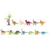Игровой набор Dingua Динозавры 12 шт в тубусе (D0050) изображение 3