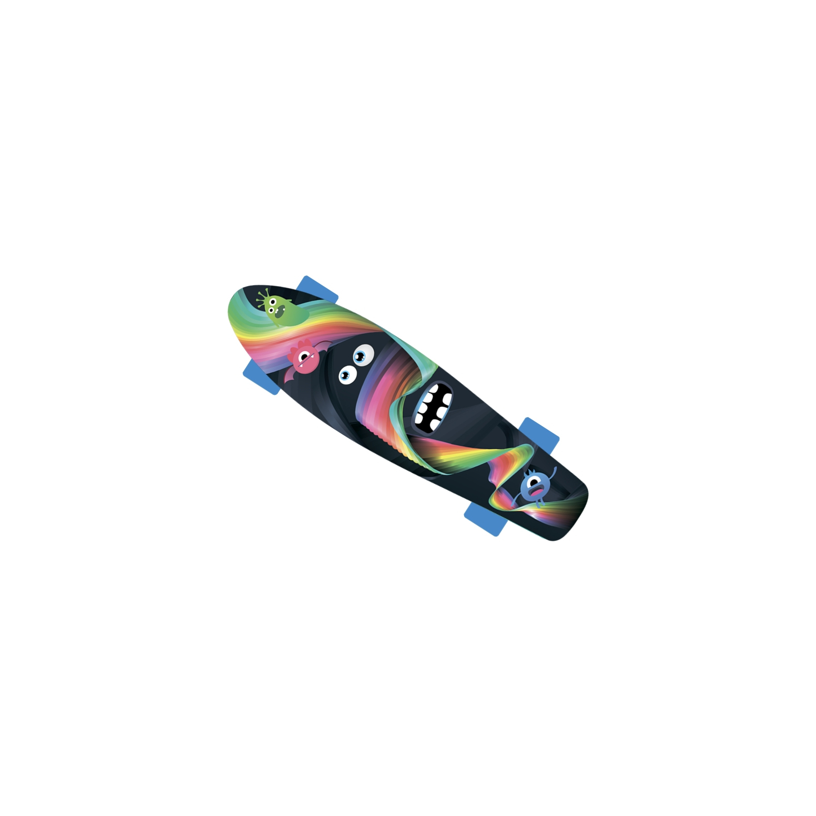 Скейтборд детский GO Travel с рисунком Монстрик (LS-P2206-1)