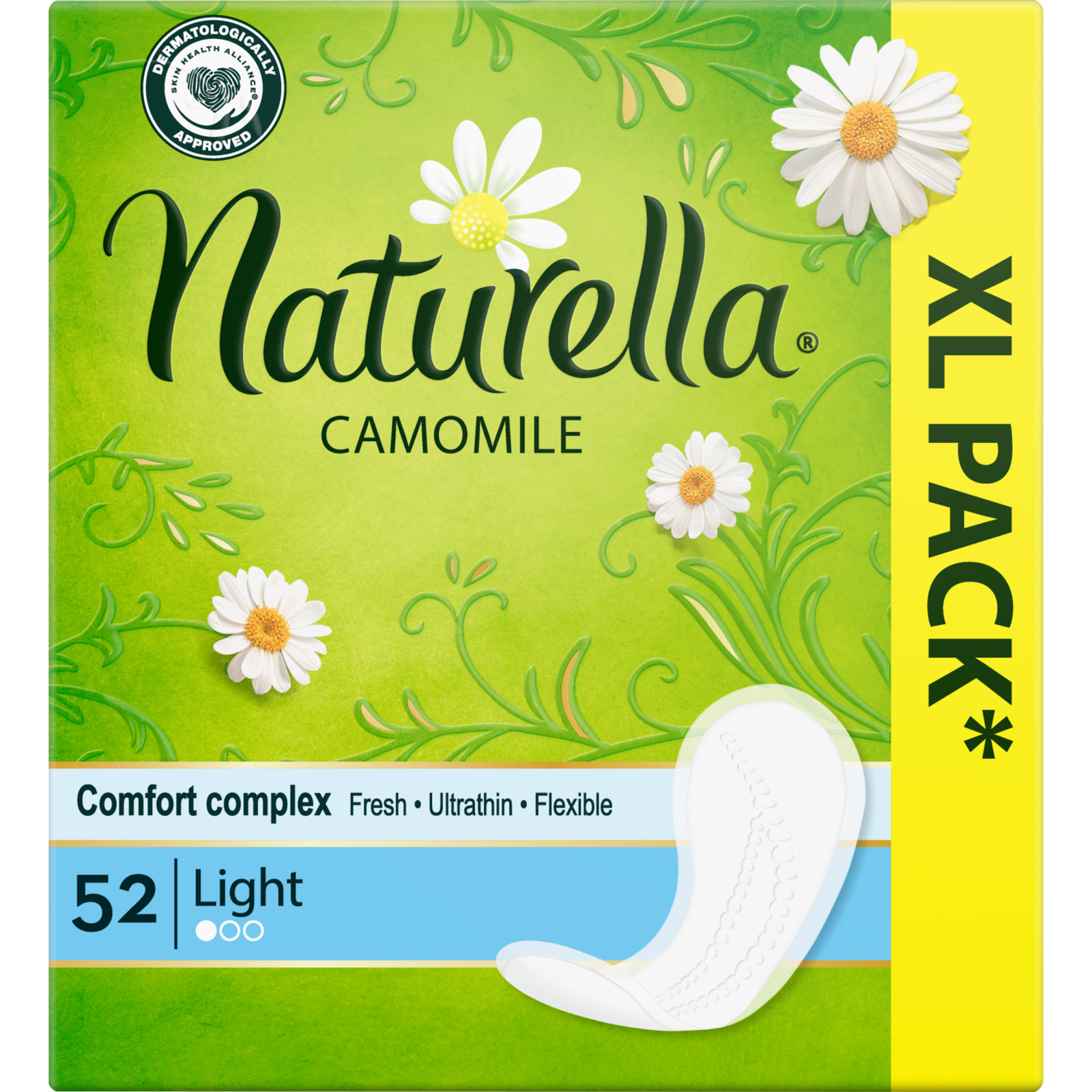 Ежедневные прокладки Naturella Camomile Light 52 шт. (8001090604040) изображение 2