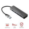 Концентратор Trust Halyx 4-Port USB-A 3.2 ALUMINIUM (23327_TRUST) изображение 11