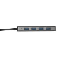 Концентратор Trust Halyx 4-Port USB-A 3.2 ALUMINIUM (23327_TRUST) изображение 3