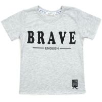Футболка детская Breeze "BRAVE" (14351-164B-gray)