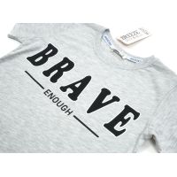 Футболка детская Breeze "BRAVE" (14351-164B-gray) изображение 3
