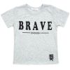 Футболка детская Breeze "BRAVE" (14351-164B-gray)