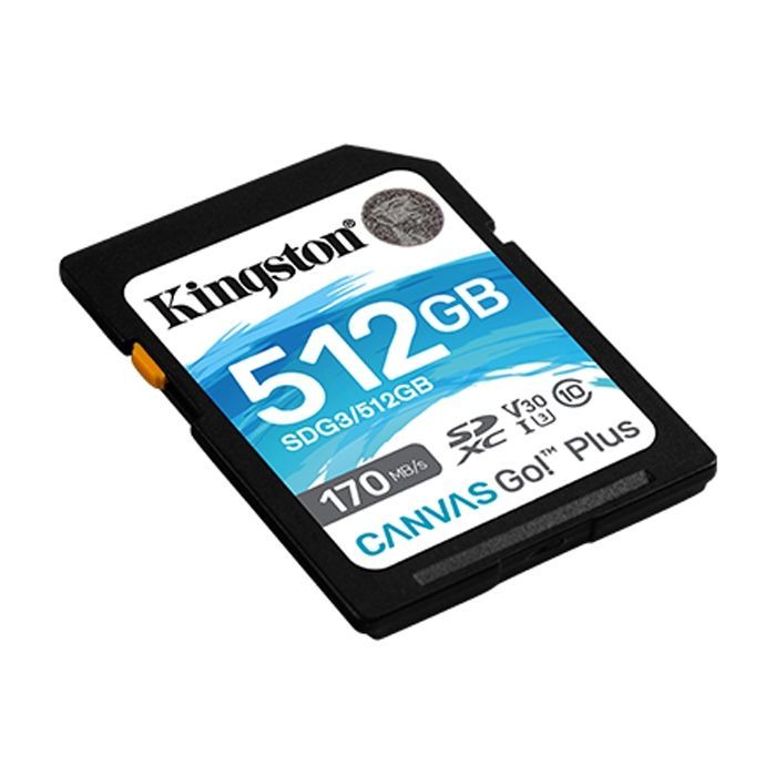 Карта памяти Kingston 512GB SDXC class 10 UHS-I U3 Canvas Go Plus (SDG3/512GB) изображение 2
