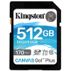 Карта памяти Kingston 512GB SDXC class 10 UHS-I U3 Canvas Go Plus (SDG3/512GB)