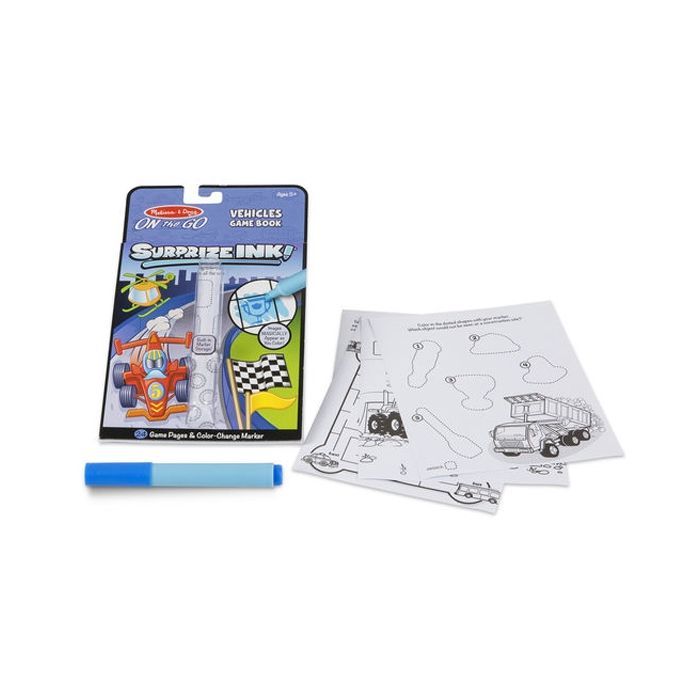 Набор для творчества Melissa&Doug Волшебная раскраска-сюрприз Автомобили (MD5286) изображение 3