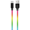 Дата кабель USB 2.0 AM to Micro 5P 1.0m multicolor ColorWay (CW-CBUM017-MC) изображение 2