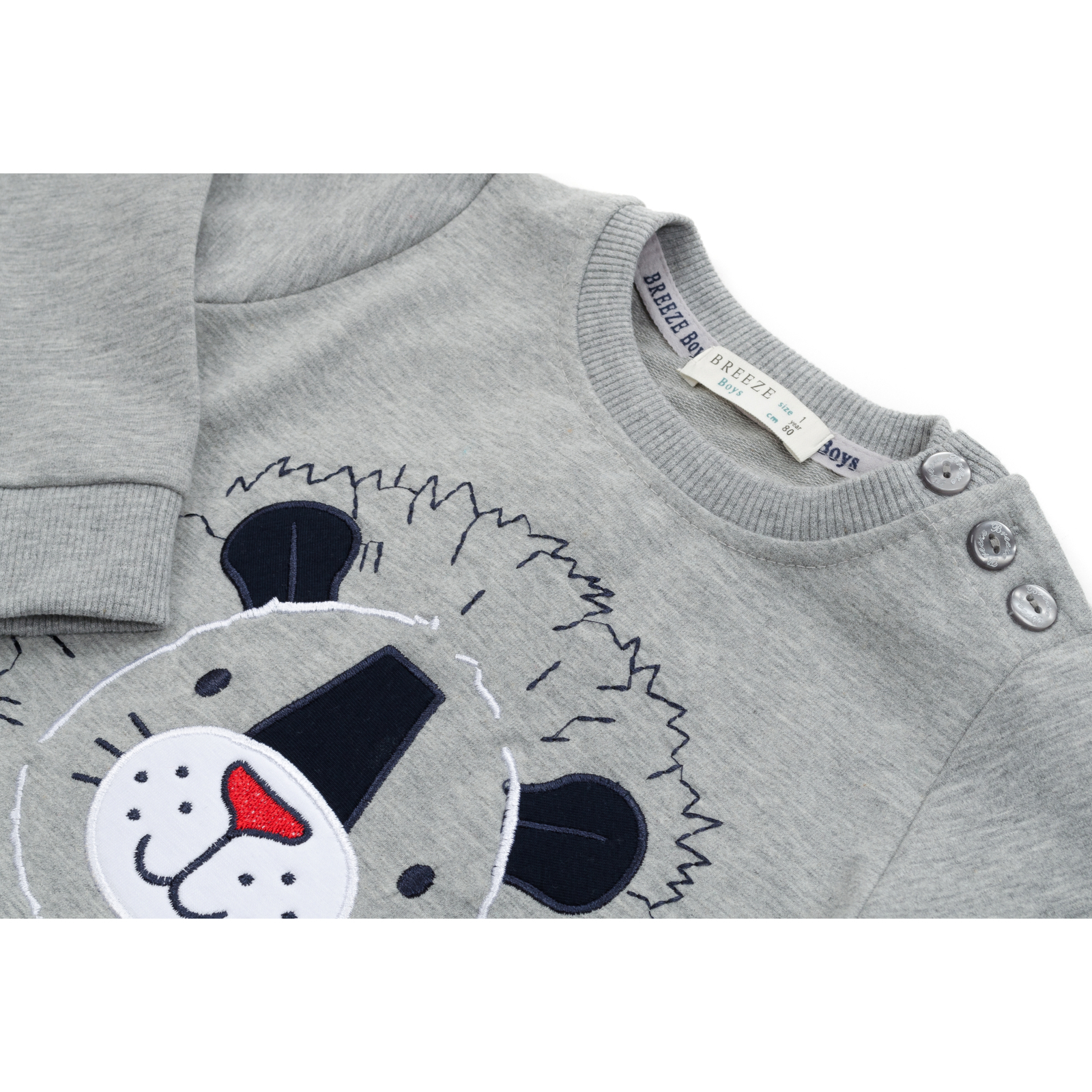 Набір дитячого одягу Breeze з тигриком (14730-80B-gray) зображення 7