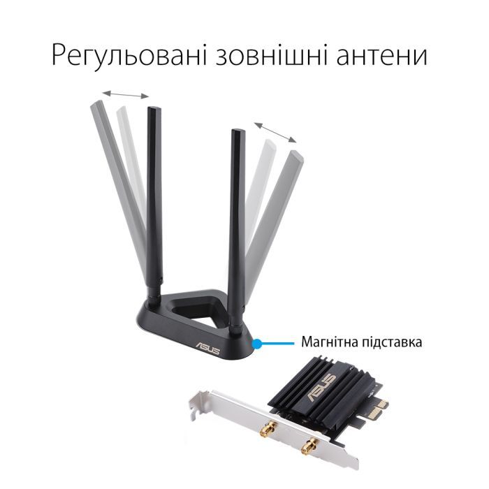 Сетевая карта Wi-Fi ASUS PCE-AX58BT изображение 11