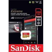 Карта памяти SanDisk 256GB microSD class 10 UHS-I U3 V30 Extreme (SDSQXA1-256G-GN6MN) изображение 3