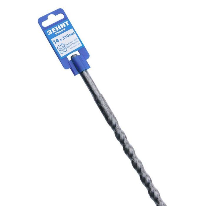 Бур Зеніт "ПРОФІ" SDS-Plus 14х310 мм, спираль 4S (20014310) изображение 3