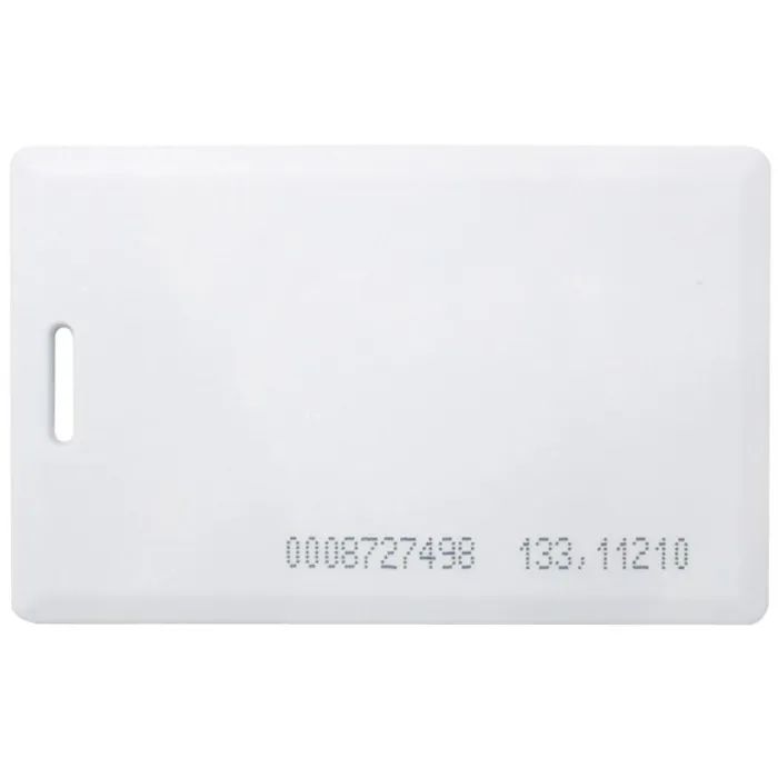 Безконтактна картка EM-Marine 1.8мм white, чип TK4100 с номером (1.8мм white, чіп TK4100 з номером)