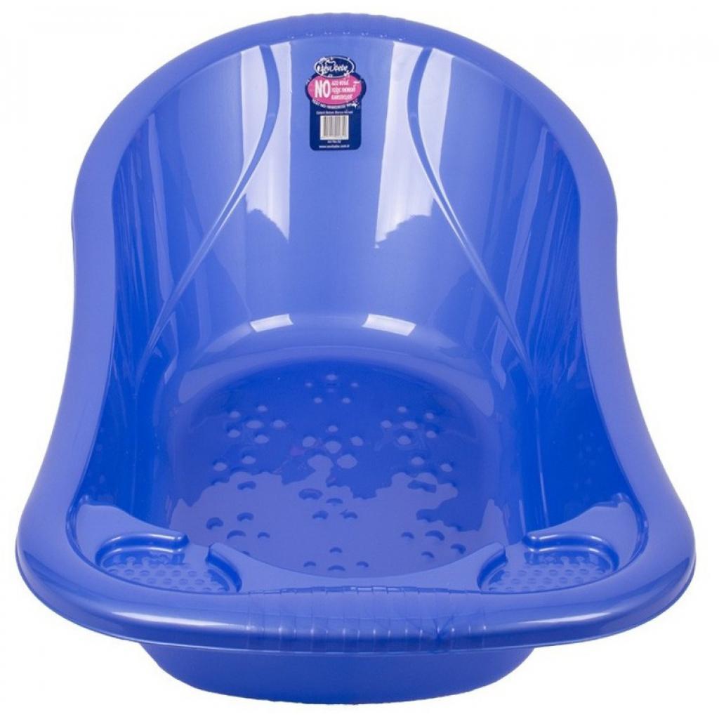 Ванночка Sevi Bebe зі зливом Перламутрова Блакитна (8692241008215) зображення 2