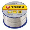 Припой для пайки Topex оловянный 60%Sn, проволока 1.0 мм,100 г (44E522)