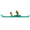 Санки Plastkon OneFoot Miniski Монолыжа голубая (49651) изображение 2