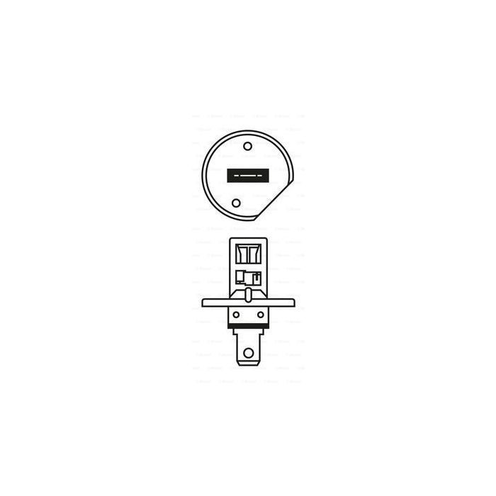 Автолампа Bosch галогенова 55W (1 987 302 011) изображение 6