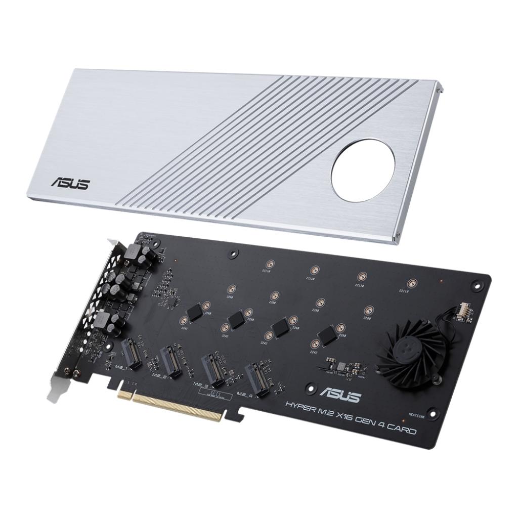 Адаптер ASUS Hyper M.2 X16 PCIe 3.0 X4 Expansion Card GEN 4 (90MC08A0-M0EAY0) зображення 4