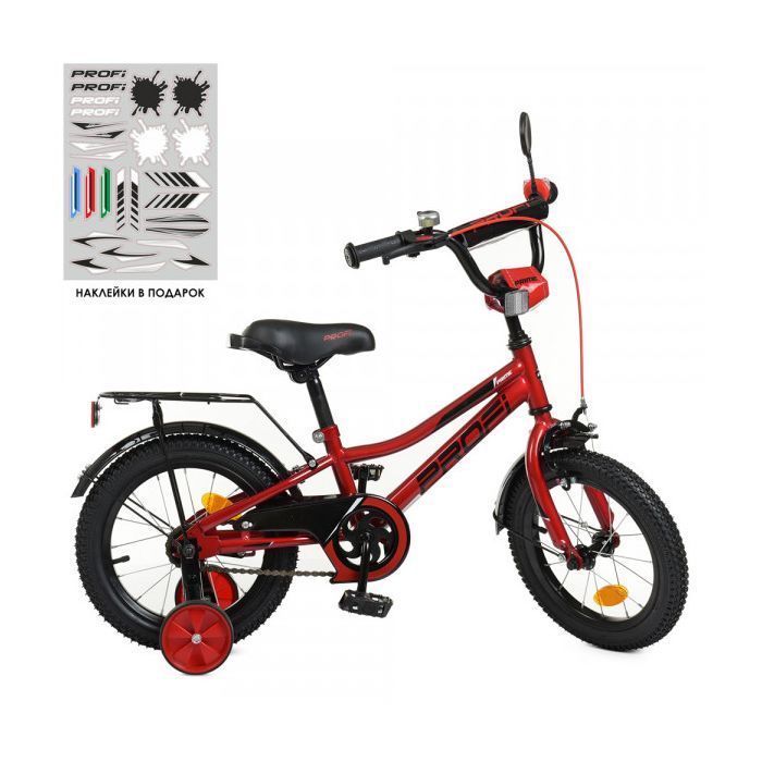 Детский велосипед Profi Prime 14" Красный (Y14221 red) изображение 6