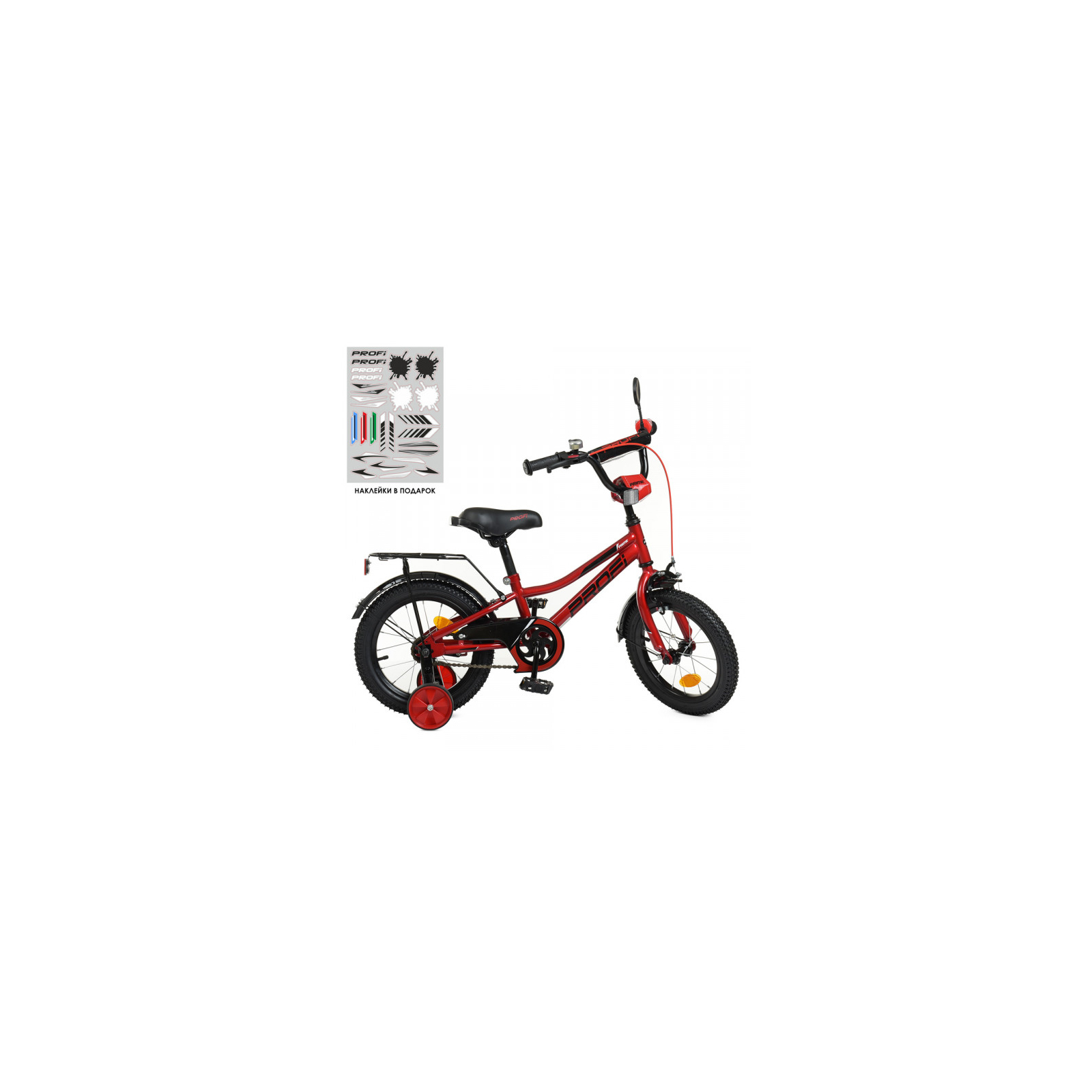 Дитячий велосипед Profi Prime 14" Червоний (Y14221 red) зображення 6