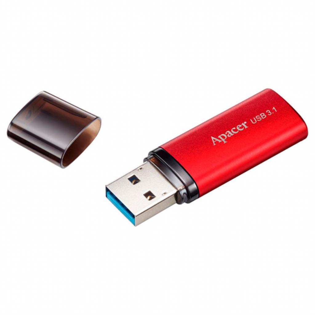 USB флеш накопичувач Apacer 32GB AH25B Black USB 3.1 (AP32GAH25BB-1) зображення 2