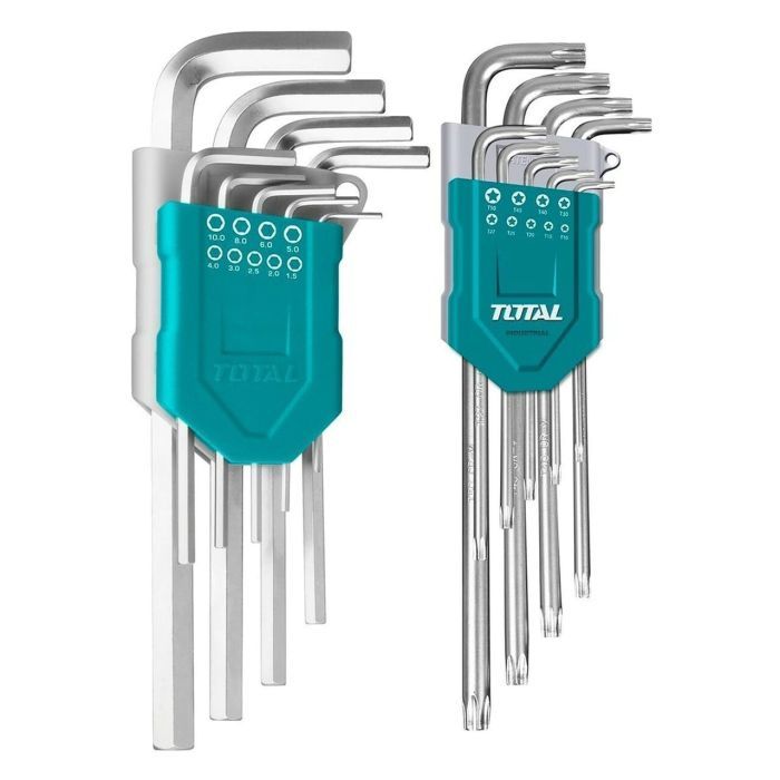 Набор инструментов Total ключей шестигранных+TORX 18шт. (THT106KT0181) изображение 2