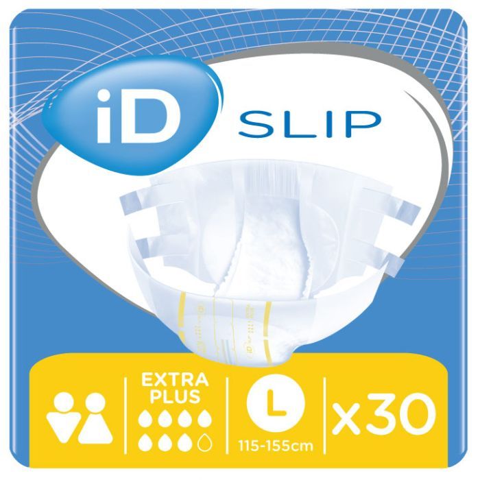 Подгузники для взрослых ID Slip Extra Plus Large талия 115-155 см. 30 шт. (5411416047667)