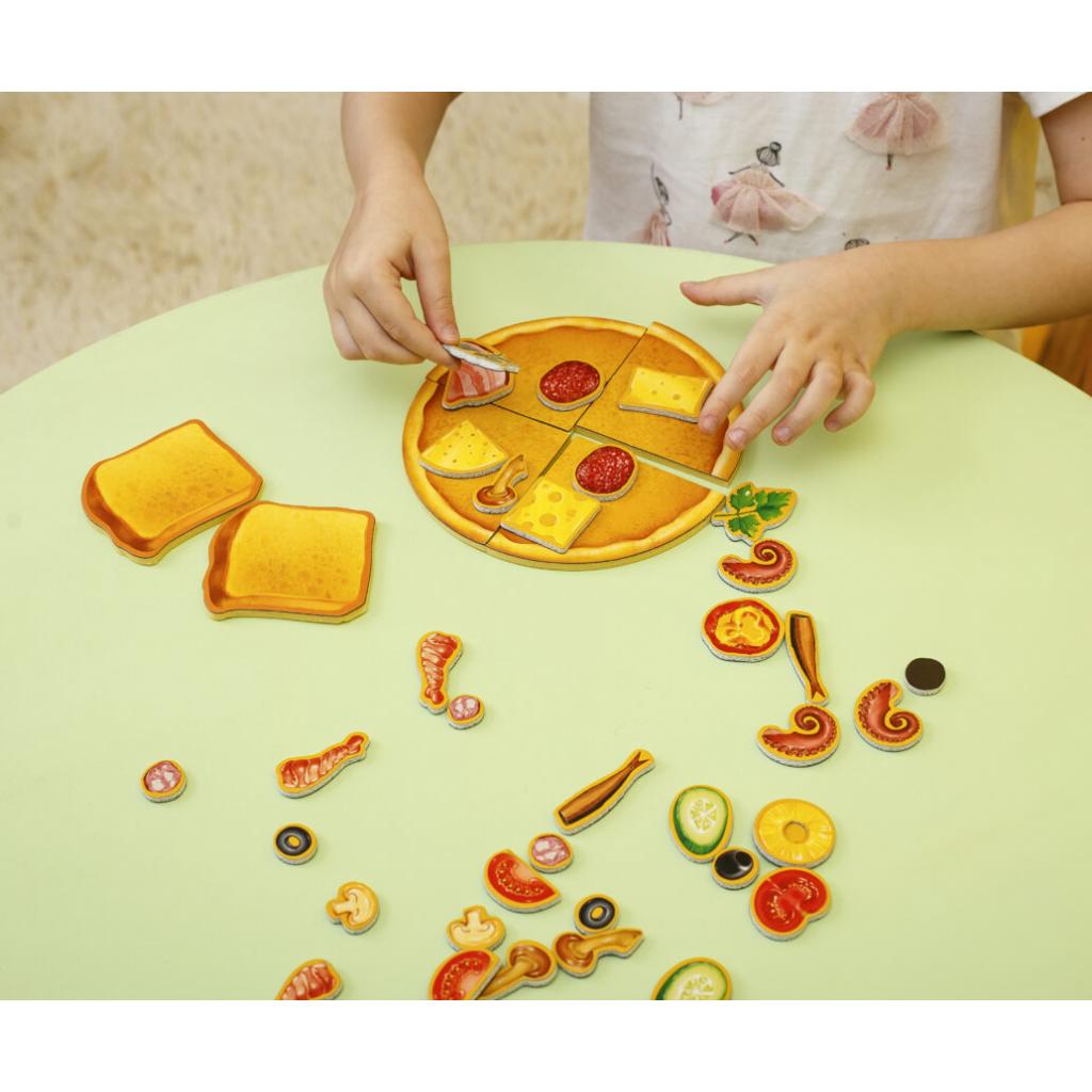 Развивающая игрушка Vladi Toys Магнитная кулинарная игра Пицца, рус (VT3004-08) изображение 4