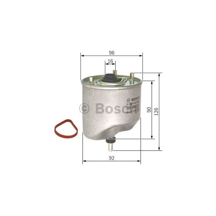 Фільтр паливний Bosch F026402862 зображення 5