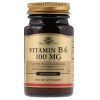 Витамин Solgar Витамин В6, Vitamin B6, 100 мг, 100 таблеток (SOL-03120)