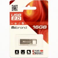 USB флеш накопитель Mibrand 16GB Stingray Grey USB 2.0 (MI2.0/ST16U5G) изображение 2