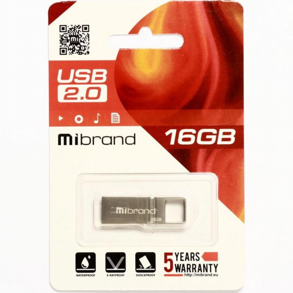 USB флеш накопичувач Mibrand 8GB Stingray Grey USB 2.0 (MI2.0/ST8U5G) зображення 2