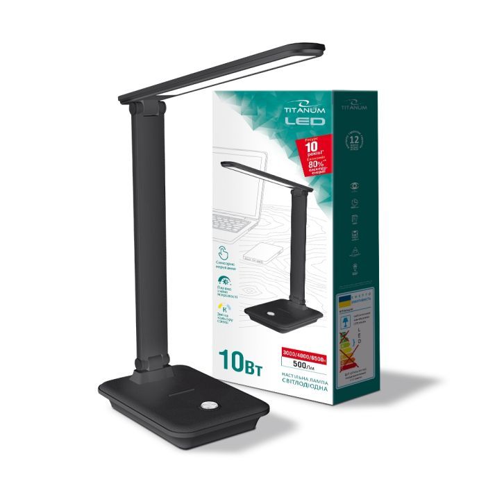 Настільна лампа TITANUM LED 10W 3000-6500K 220V (TLTF-009B) зображення 7