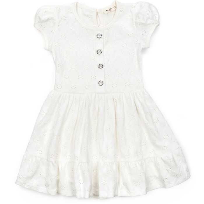 Платье детское Breeze с пуговичками (15490-104G-cream)