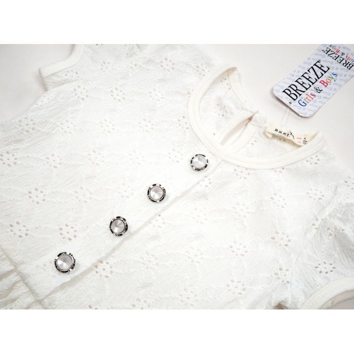 Платье детское Breeze с пуговичками (15490-104G-cream) изображение 3