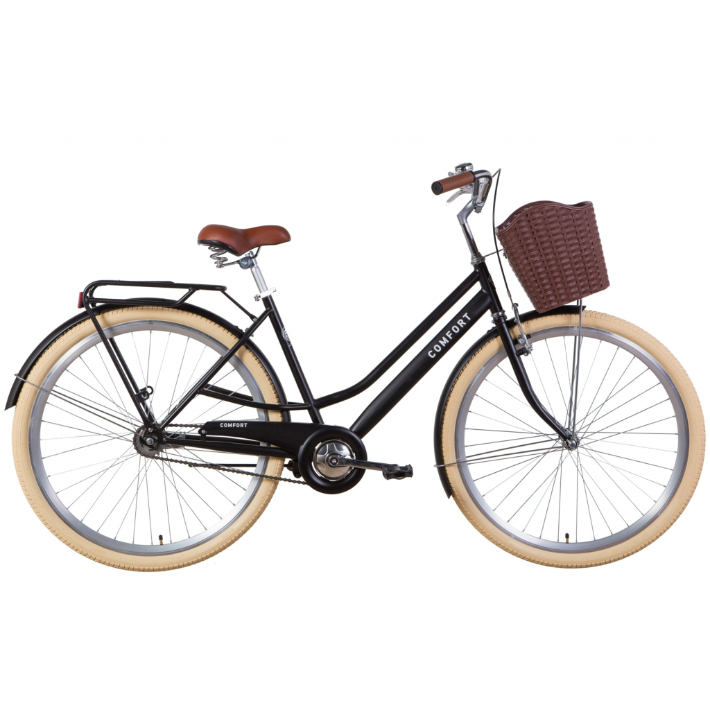 Велосипед Дорожник 28" COMFORT FEMALE рама-19,5" 2021 Black (OPS-D-28-198)