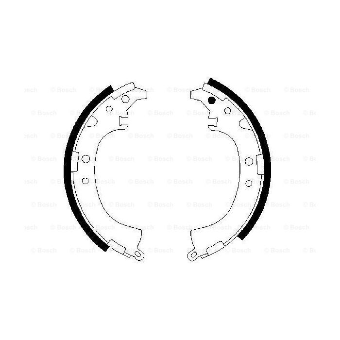 Тормозные колодки Bosch 0 986 487 424