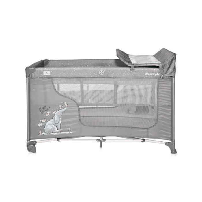 Детский манеж Bertoni/Lorelli MOONLIGHT 2L+ grey fun изображение 2