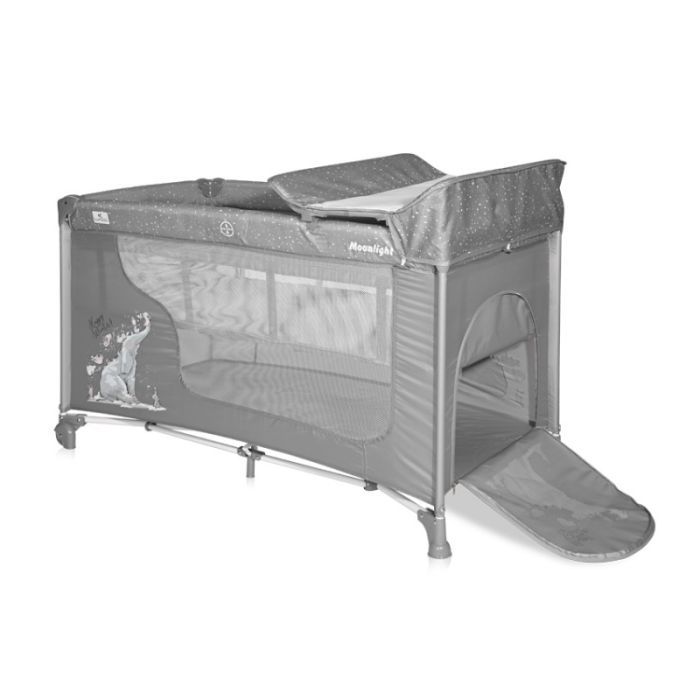 Детский манеж Bertoni/Lorelli MOONLIGHT 2L+ grey fun изображение 3