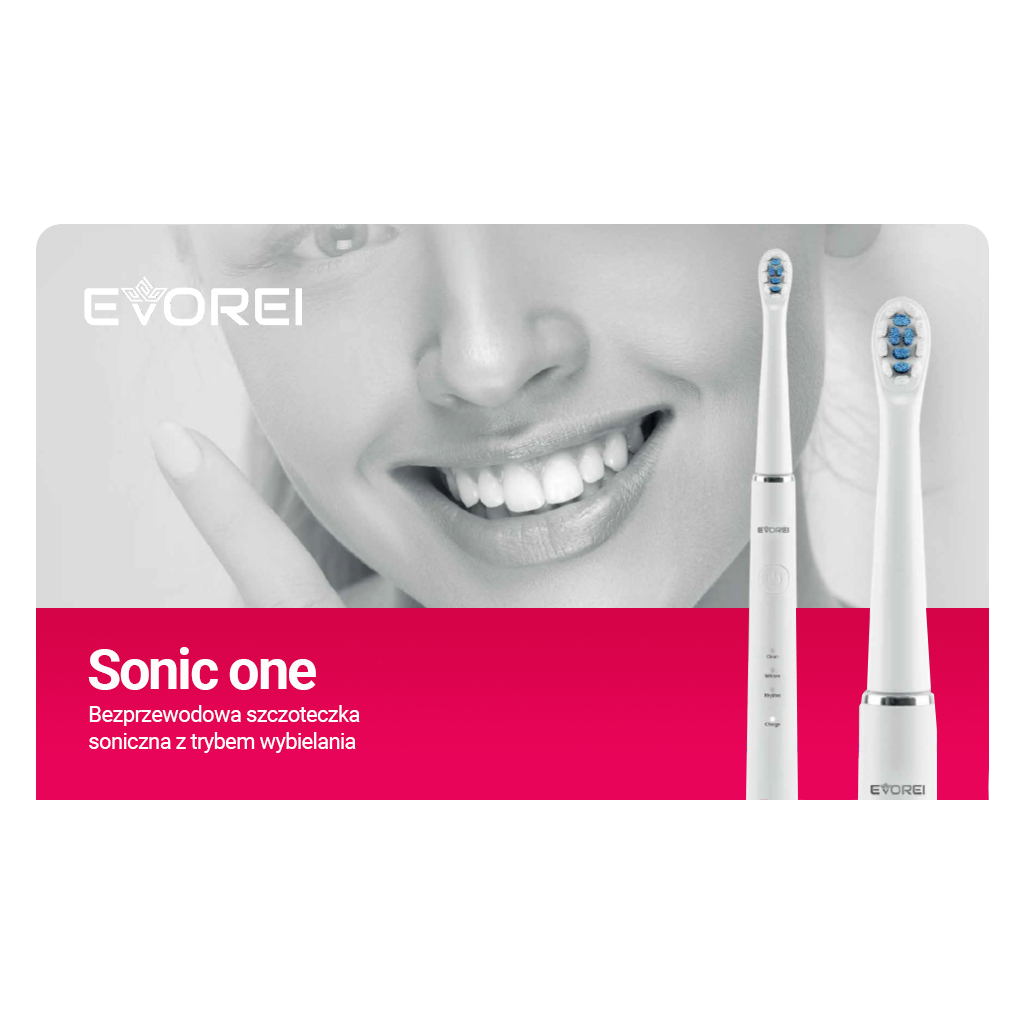 Електрична зубна щітка Evorei SONIC ONE SONIC TOOTH BRUSH (592479672052) зображення 4