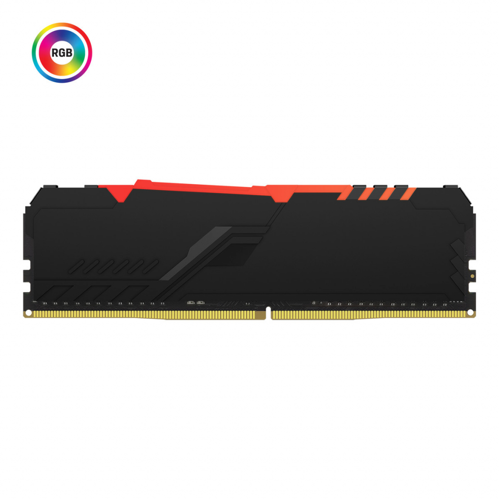 Модуль пам'яті для комп'ютера DDR4 8GB 3600 MHz Fury Beast RGB Kingston Fury (ex.HyperX) (KF436C17BBA/8) зображення 2