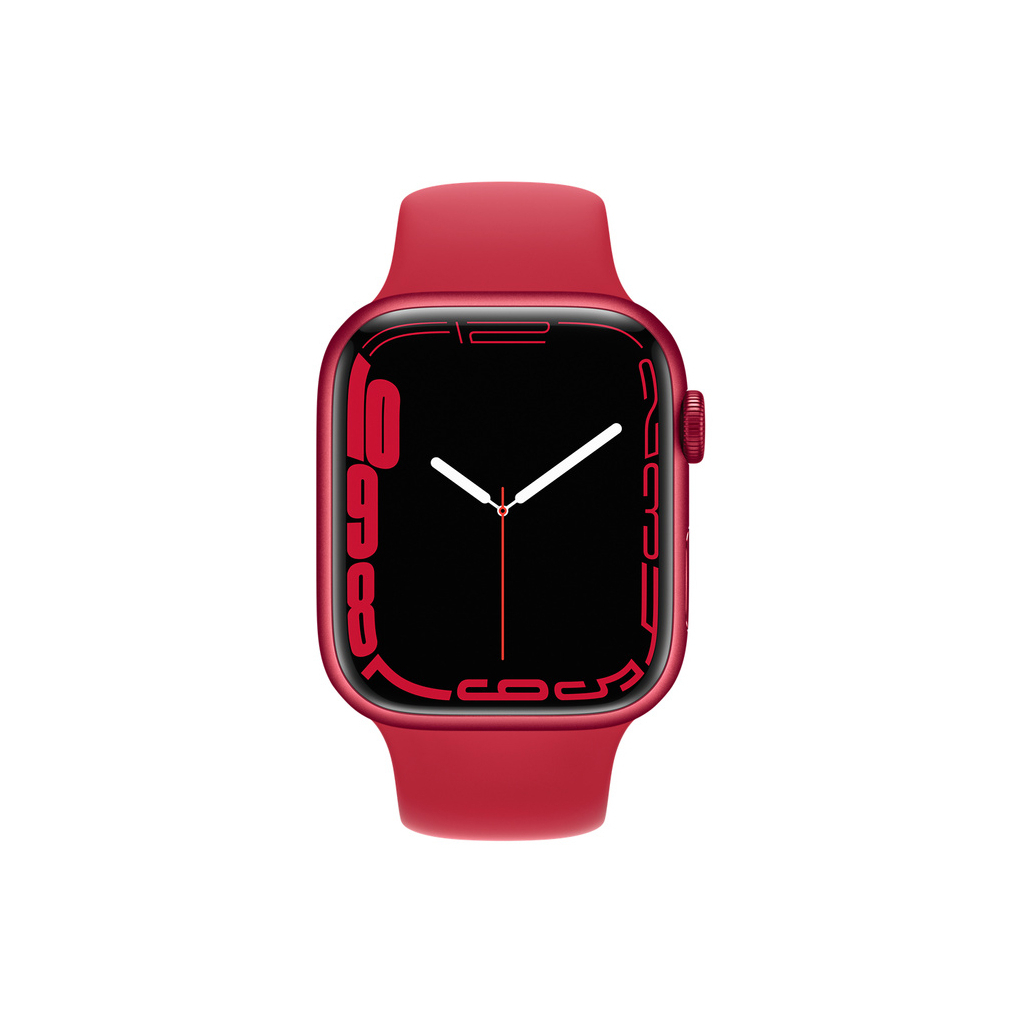Смарт-годинник Apple Watch Series 7 GPS 45mm (PRODUCT) Red Aluminium Case with Re (MKN93UL/A) зображення 2