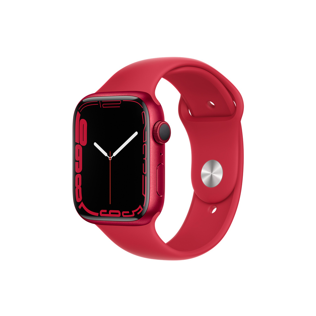 Смарт-часы Apple Watch Series 7 GPS 45mm (PRODUCT) Red Aluminium Case with Re (MKN93UL/A)