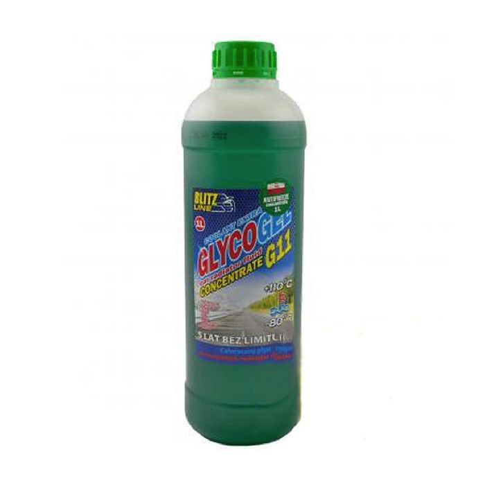 Антифриз Blitz Line концентрат Glycogel G11 -80C зел, 1л (1,2кг.) (28877)