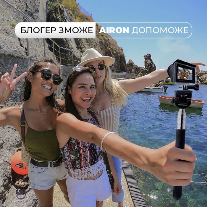 Экшн-камера AirOn ProCam 8 Black Blogger Kit 30 in 1 (69477915500063) изображение 4
