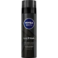 Гель для бритья Nivea Men Ultra с активированным углем 200 мл (4005900495280)