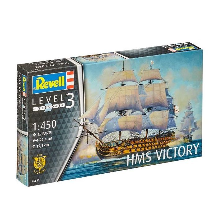 Сборная модель Revell Корабль HMS Victory уровень 3 масштаб 1:450 (RVL-05819)