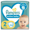 Подгузники Pampers Active Baby Размер 2 (4-8 кг), 112 шт (8006540045909)