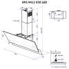 Витяжка кухонна Minola HVS 9412 GR 850 LED зображення 12